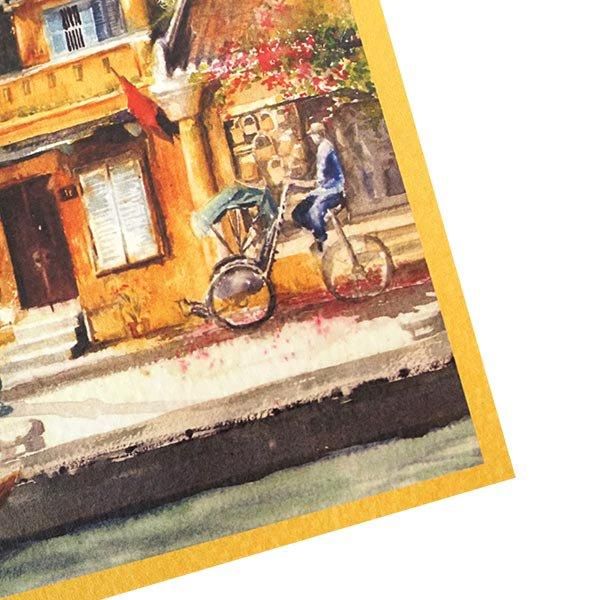 sketch of Hanoi town street