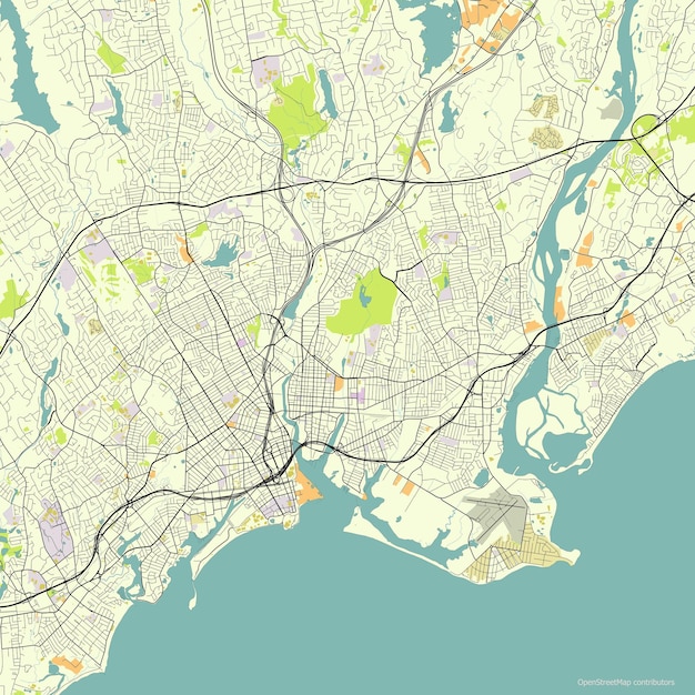 973 Connecticut State Map