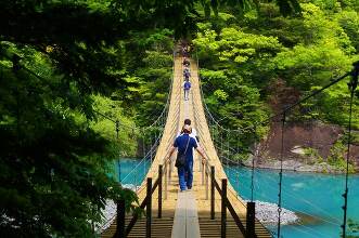 夢のつり橋散策ガイド公式 夢のつり橋 寸又峡温泉