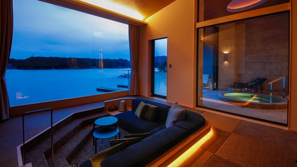 伊勢志摩の美を贈る ばさら邸のロビーでは、伊勢志摩の美と伝統を感じる厳選され た逸品のお土産をご用意しております。旅の余韻をそっと包み込む特別な贈り物として、ご自身へはも ちろん、大切な方へのギフトにもぜひお選びください。ばさら邸汀渚ばさら邸三重県