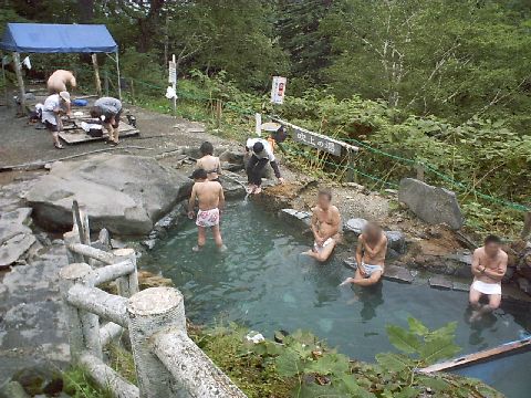 北海道 吹上温泉 露天の湯 温泉奉行所