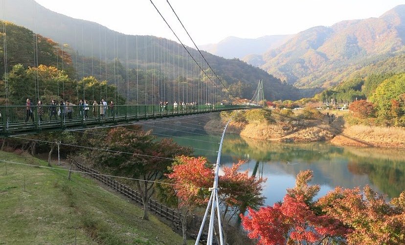 栃木県塩原で紅葉撮影スポットを楽しみました 紅の吊橋、もみじ谷大吊橋海苔ぴんぶろぐ