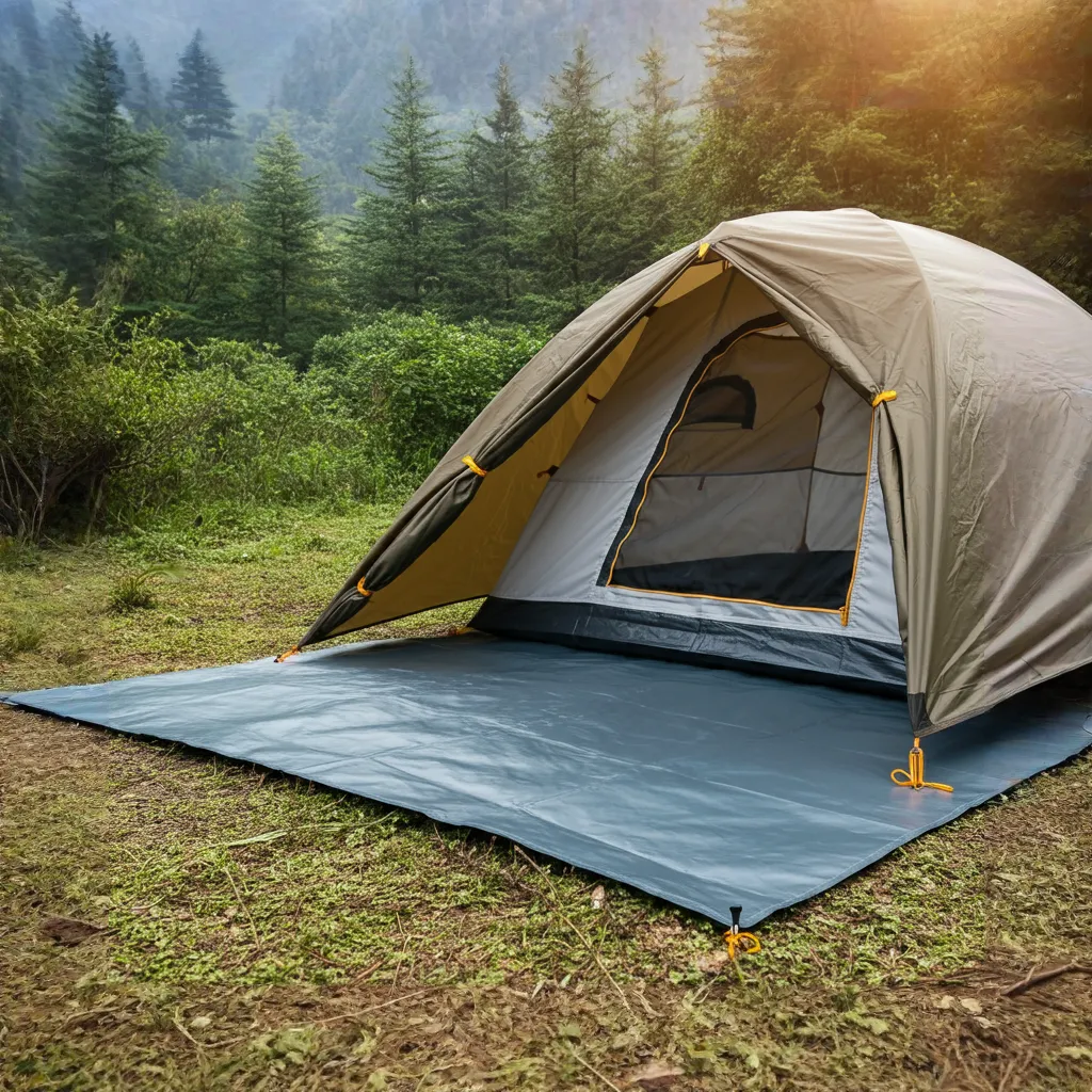 単純に敷くだけじゃない！キャンプで大活躍するブルーシートの隠れた4つの便利な活用術アウトドアハッカ