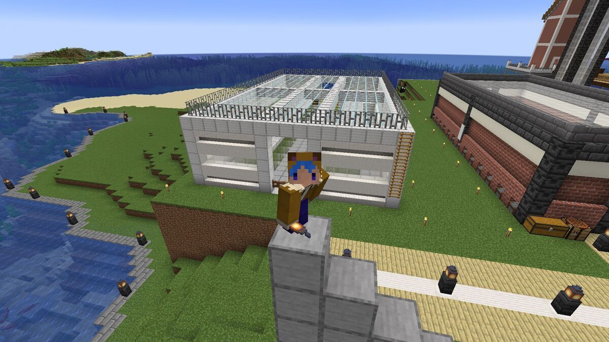 マイクラ 拠点新交易所づくり 三代目40 ふじふじの日記 -