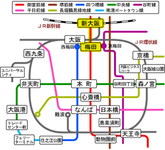 ルート解説＞新大阪駅から-奈良公園-など奈良市への行き方-電車- - 平城ツーリズムドットコム奈良観光の個人運営サイト