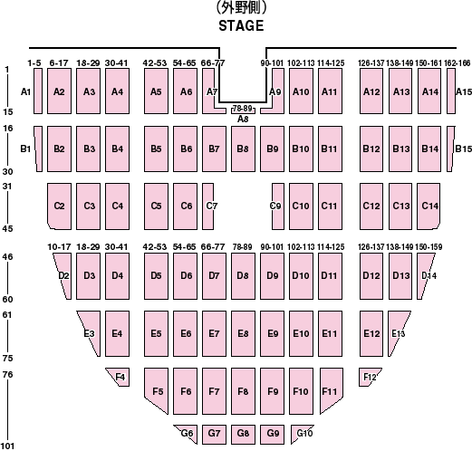 アスティとくしまの座席表のキャパや見え方を画像で紹介！見やすさはどんな感じなの？ - Smartlist