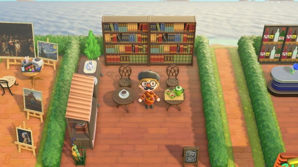 カフェ」あつ森2周目 ハピパラ 15どうぶつの森日和