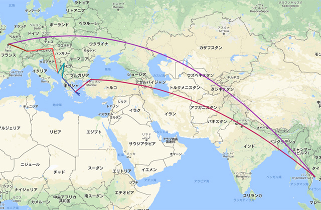 クロアチア航空の予約方法 国内線あおいとりっぷ