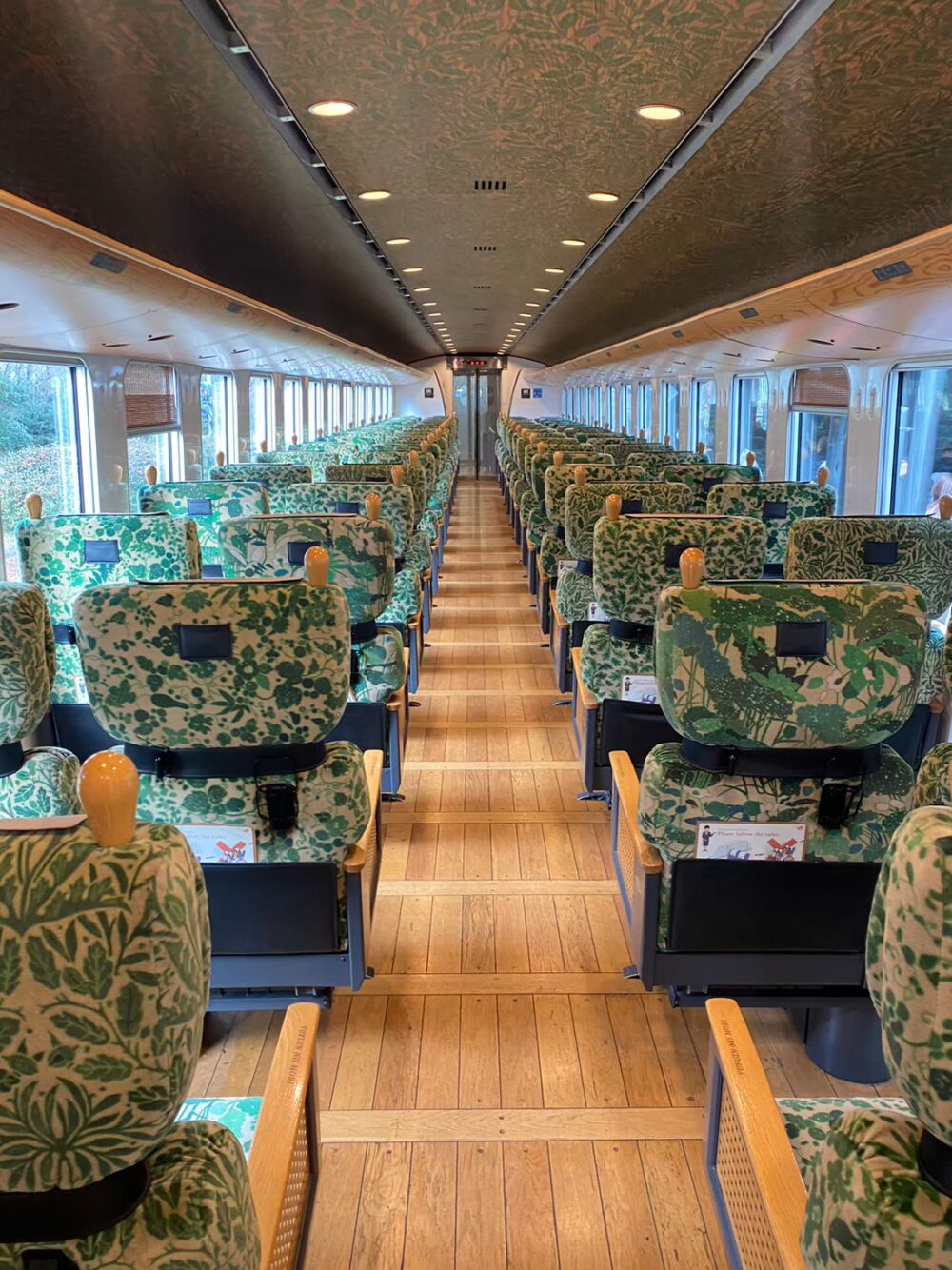 観光列車車内散策：ゆふいんの森