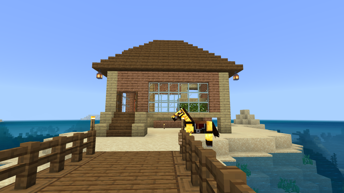 マインクラフト オシャレな水上拠点の作り方 サバイバルハウス