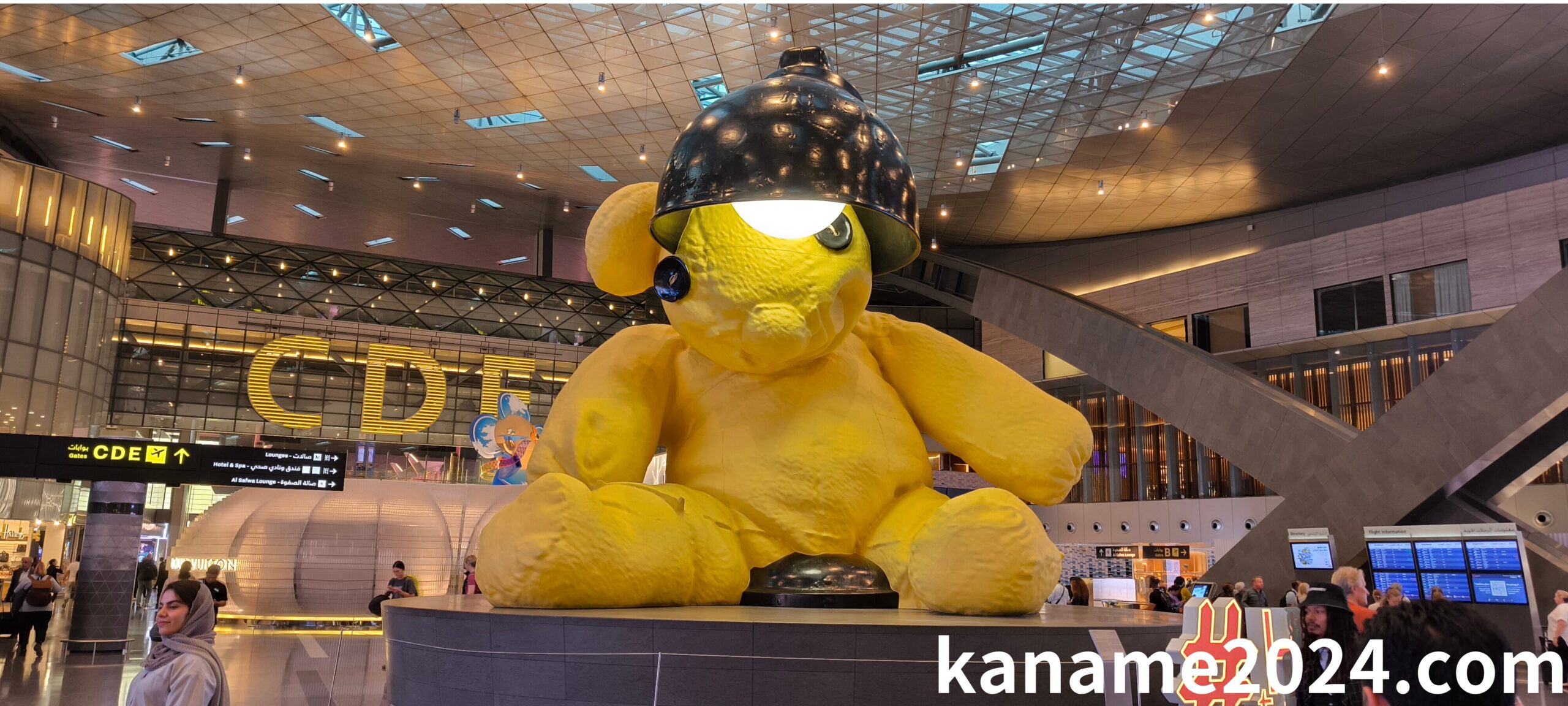 ドーハ・ハマド国際空港。, カタール航空の今年オープンしたビジネスクラスラウンジ