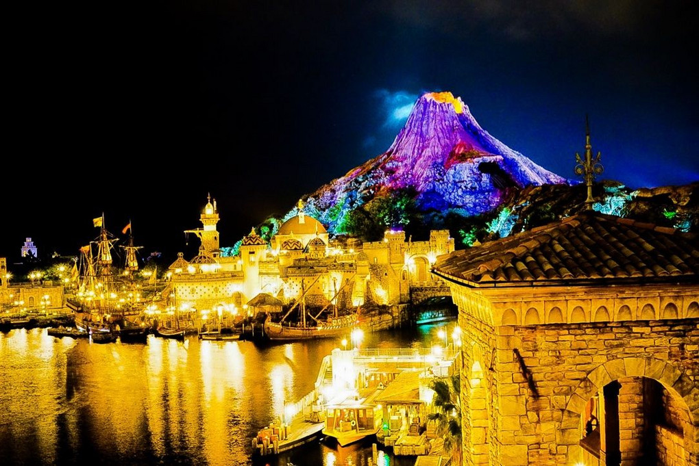 パークの外で夜景撮影を楽しむ！東京ディズニーリゾートの夜景を撮影してみました！ - ネコと夜景とビール