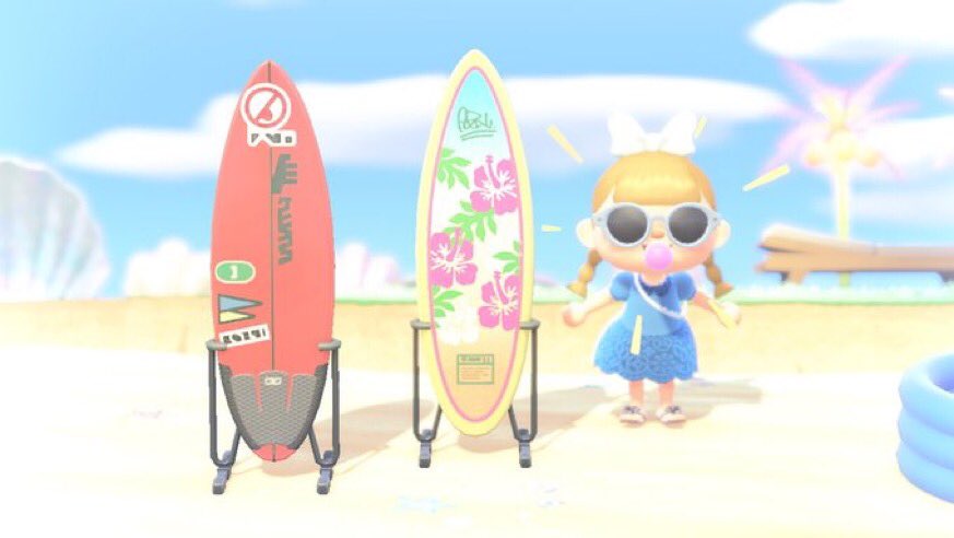 あつ森」サーフボードの入手方法とは!!全色集めることは可能!?ここねあんてな
