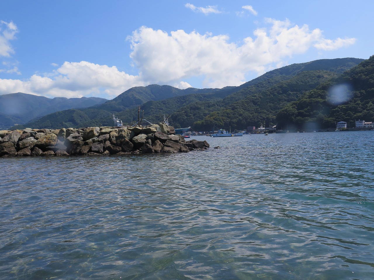 西伊豆の御浜海水浴場の空撮 写真素材6951395- フォトライブラリ