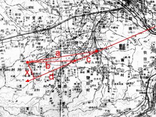 岐阜基地はご来光の道 レイライン 上にあります : 山と鉄道