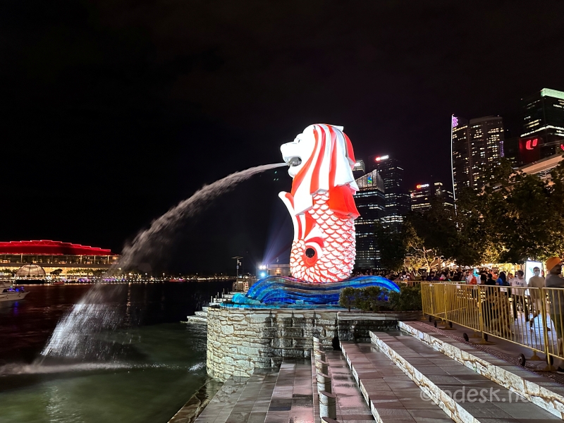 シンガポールのマーライオン