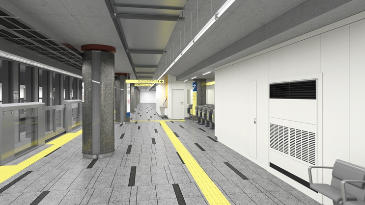 日比谷線「虎ノ門ヒルズ駅」、きょう開業 駅構内を紹介 -