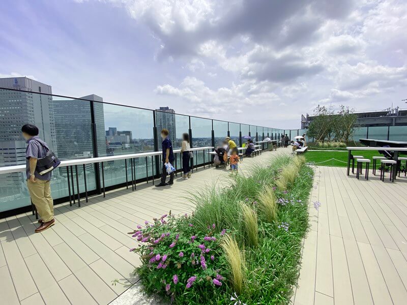 JR横浜タワー屋上庭園 展望台 のうみそらデッキを散策！行き方・コンビニなどハマのくま横浜散歩