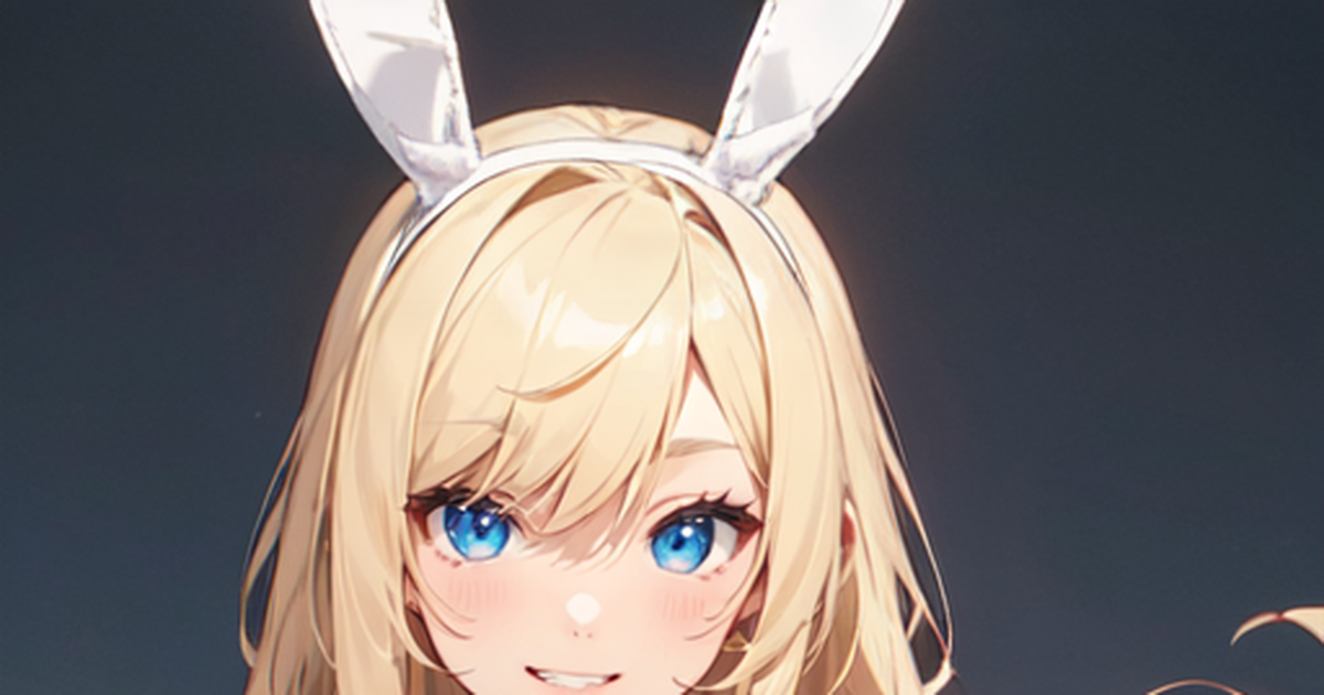 bunny girl, blonde