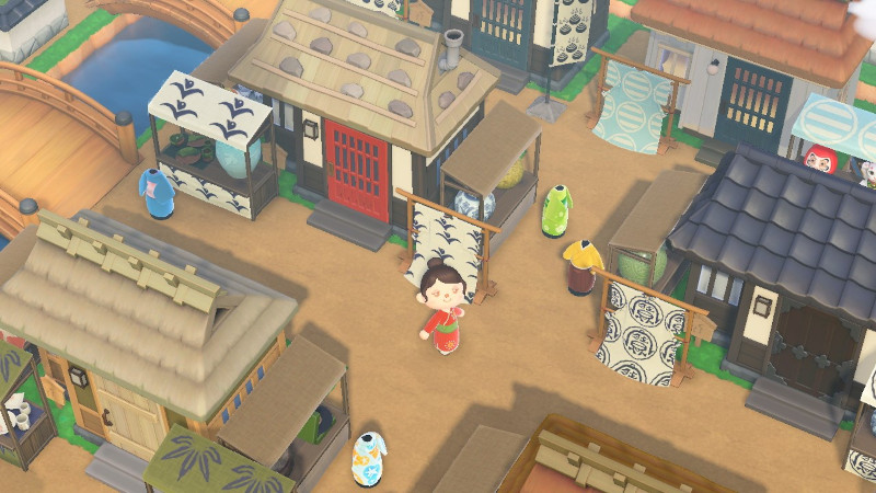 あつ森 洋風のカフェ公園付き住宅街の作り方！おしゃれな街並みを島クリエイターとマイデザインで作ってみた あつまれどうぶつの森島紹介ゲーム実況byころな Corona