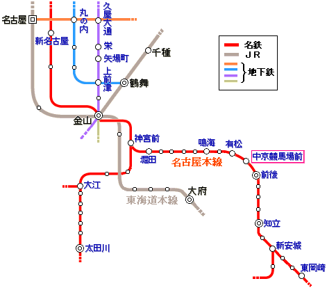 千種駅から千種文化小劇場へのルートマップ - MDATA