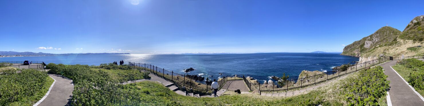 立待岬津軽海峡に面した函館のダイナミックビュースポットたびらい