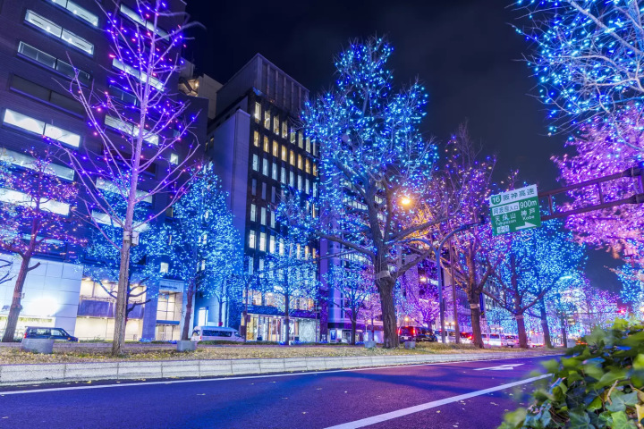 御堂筋イルミネーションのオススメの観覧場所 下車駅orバス停 を