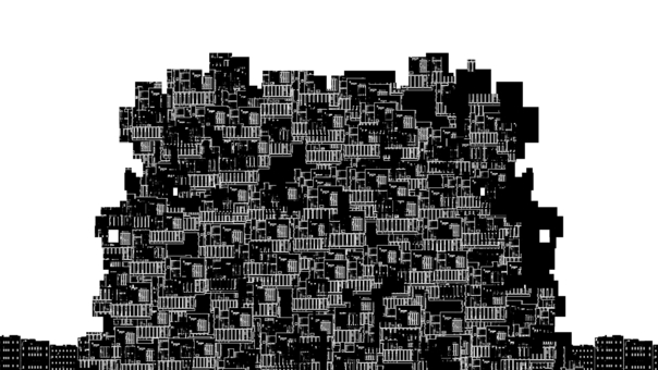 貧困街イラスト無料イラスト・フリー素材なら「イラストAC」