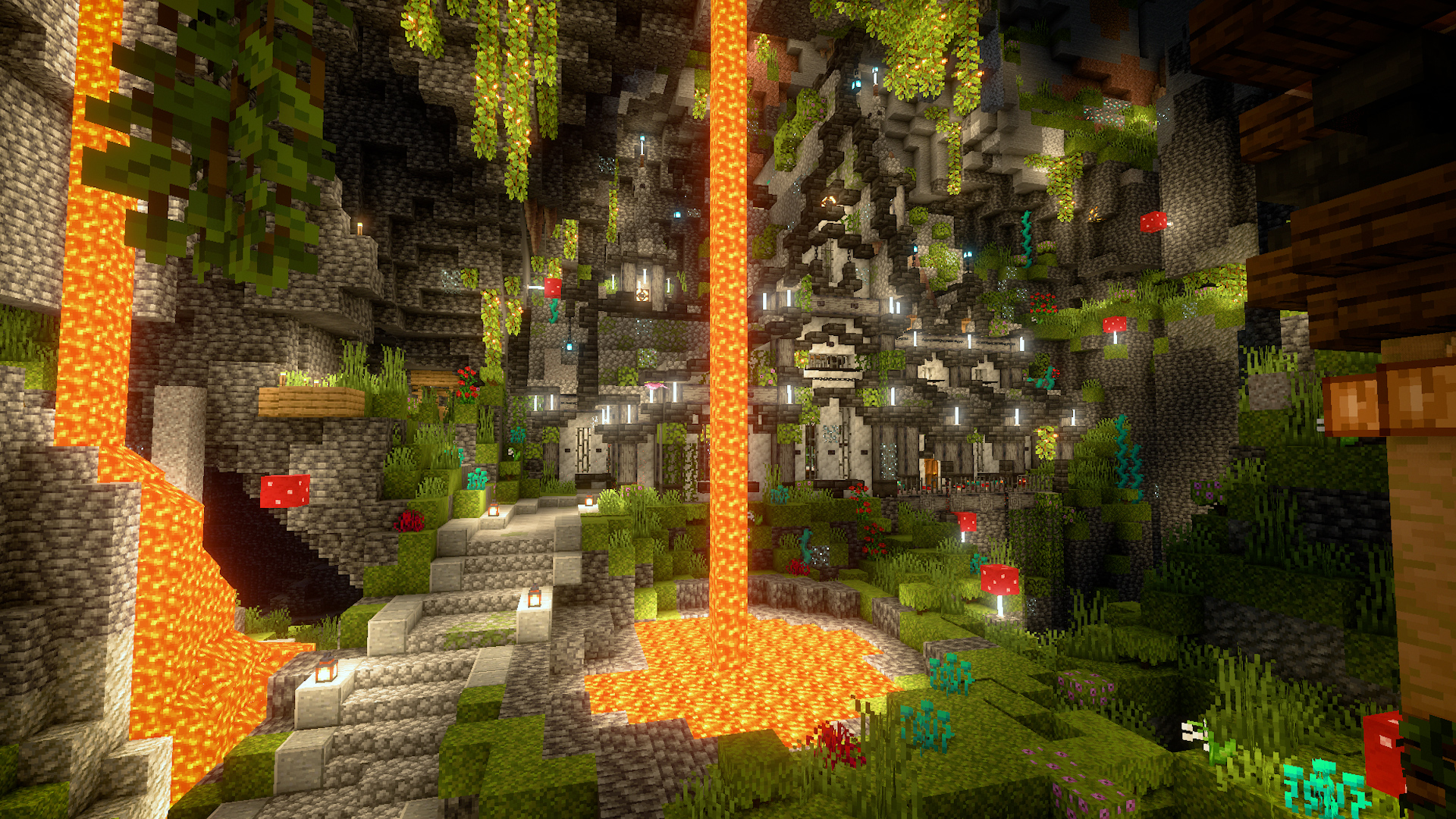 マイクラ チョー簡単拠点！オシャレなテントの作り方 建築マイクラモール