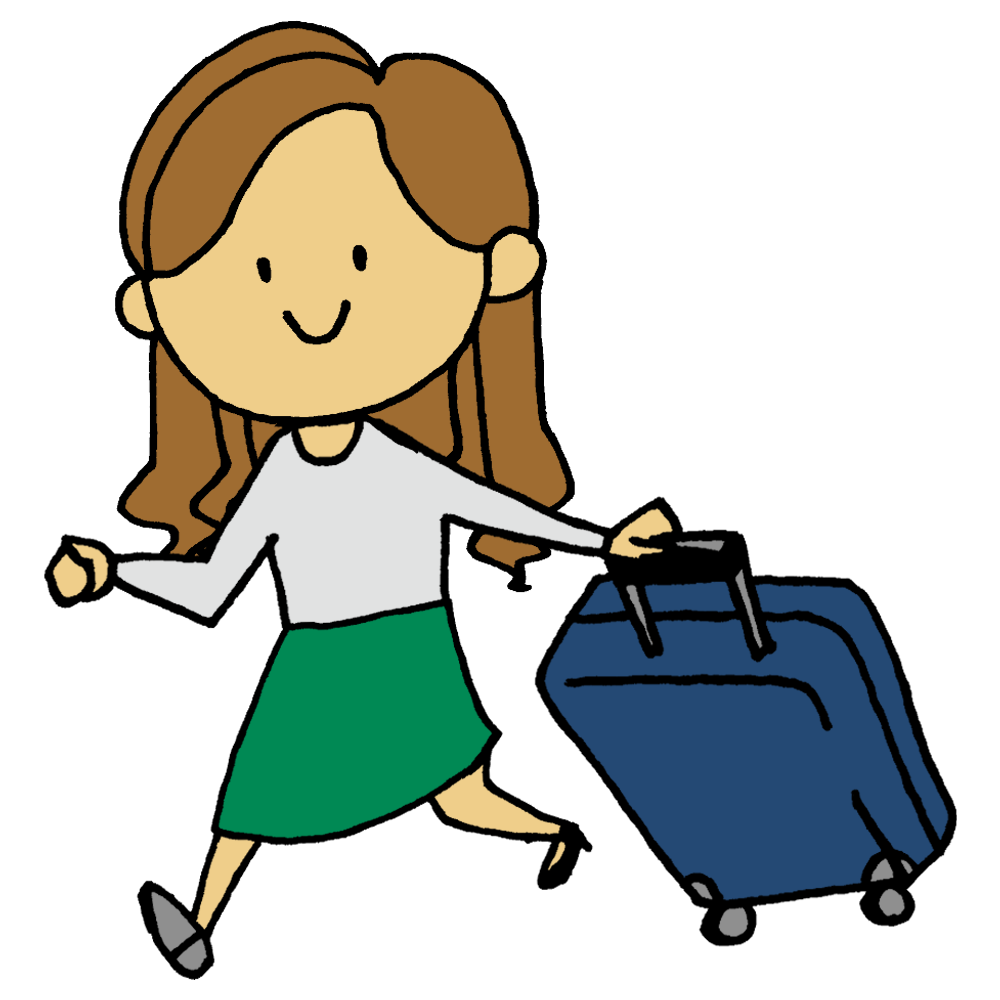 ハワイ 海外旅行 手描き イラスト セット