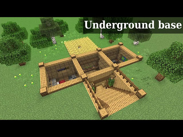 マイクラ 地下の水中に建築された秘密基地の拠点がおしゃれすぎる件マイクラ速報