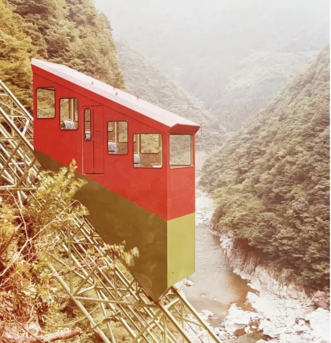 ホテル祖谷温泉の名物ケーブルカーに新車両が導入！ 華やかな「シン・ケーブルカー肆号機 4号機 」TABIZINE～人生に旅心を～