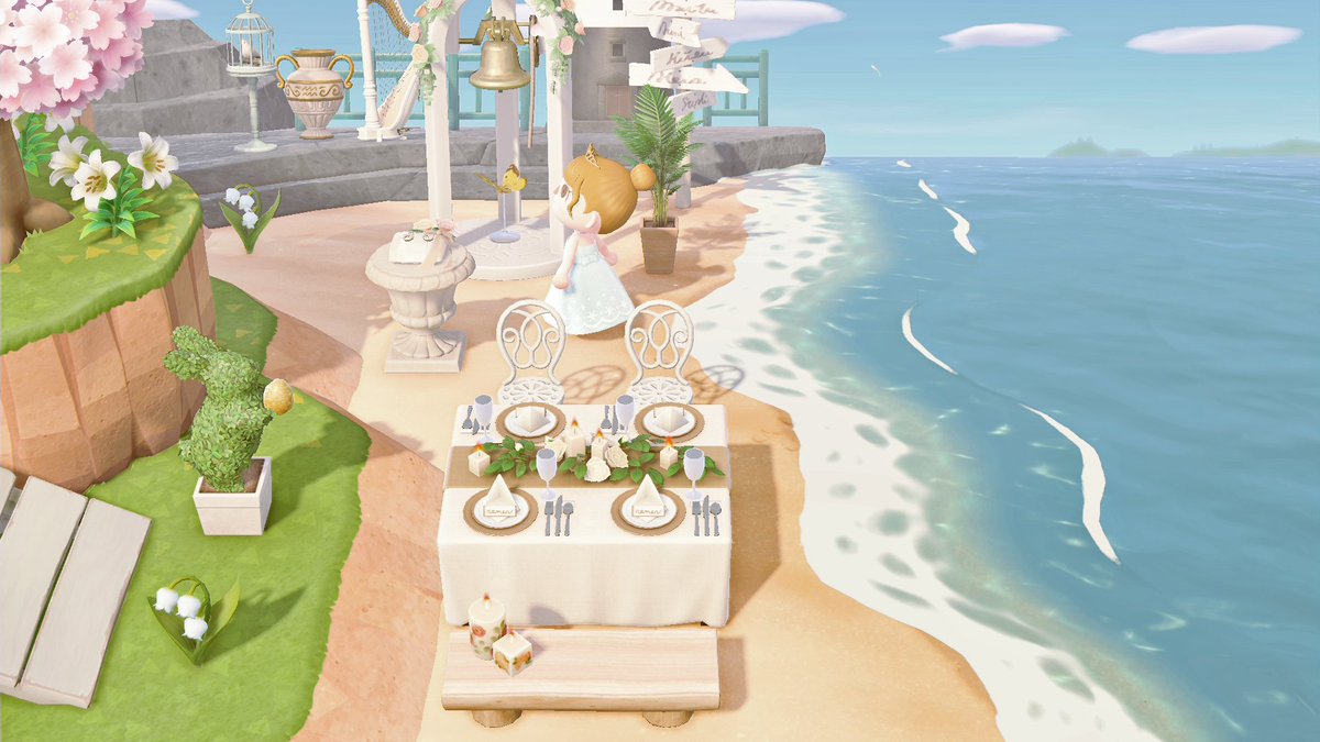 あつ森島クリ 小さな結婚式場をつくる〜piccolino island diary