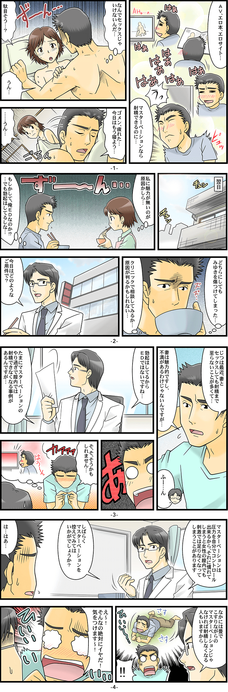 漫画で学ぶ！オナニーで潮吹きを身につけるやり方！バイブやローターを使った方法も