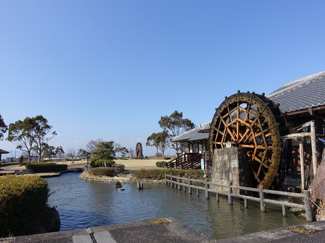 東近江市 『能登川水車とカヌーランド』の観光ガイド 駐車場・トイレ 琵琶湖アウトドアマップ