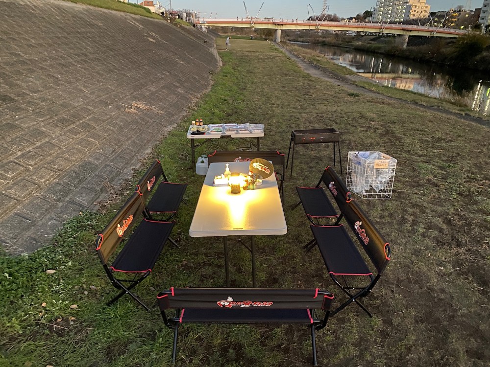 座間市 座架衣橋河川敷でバーベキュー スポット紹介