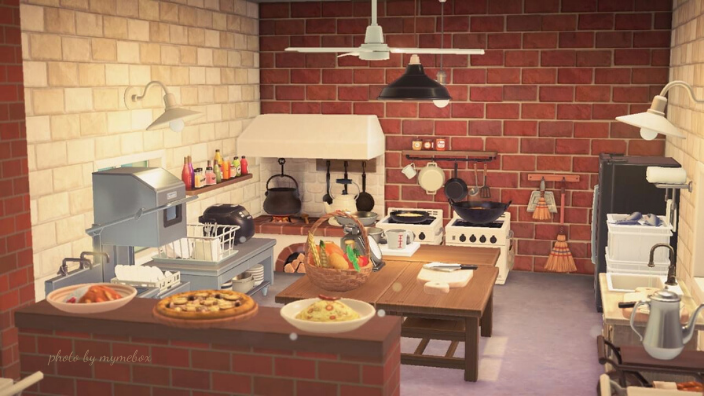 あつ森 おしゃれなキッチンのレイアウト～マイホームのお部屋に作る小さなダイニングキッチン～ -