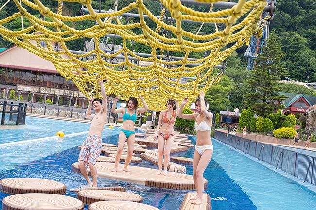 初めてサマランに行ってきたー🌞 大好きなウォータースライダーがいっぱいあって最高笑笑 しっかり遊んで最高🤣サマーランド東京サマーランドサマランプールガーデンプール夏初夏水着ビキニビキニ女子プール日和プール大好きpoolbikini