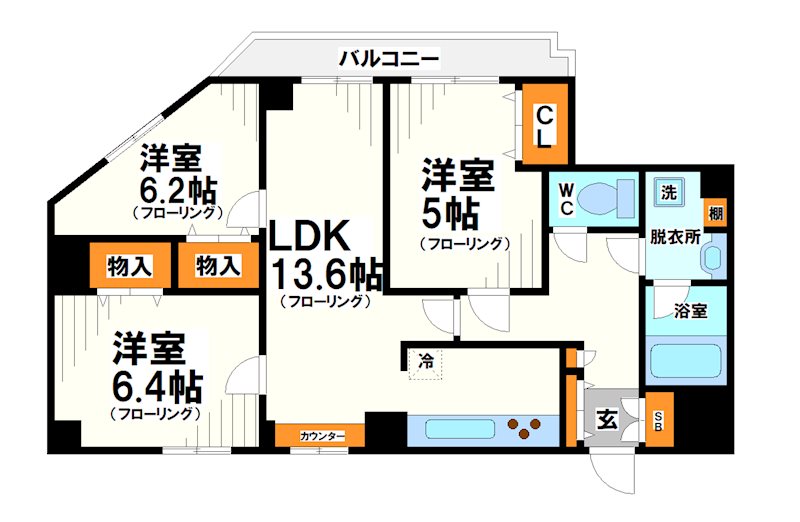 グランドール武戸野 ００１５ 調布