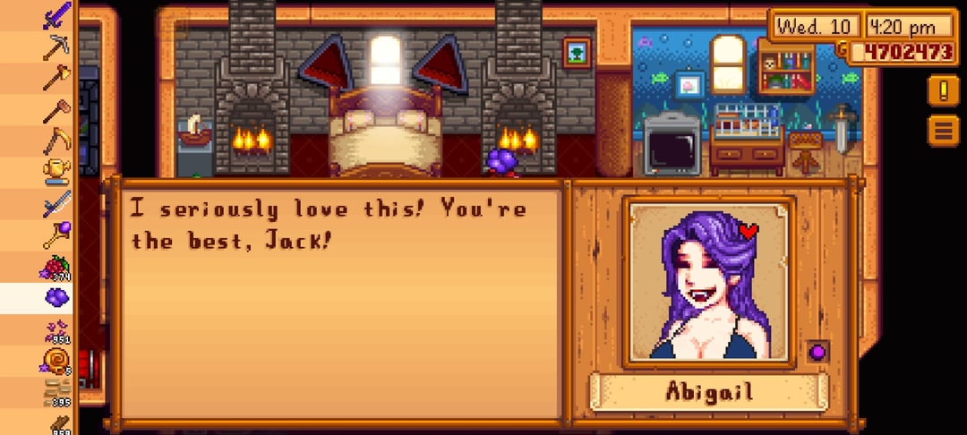 Stardew Valley204 アビゲイルから洞窟で告白された・！スターデューバレー４年目秋１３日～１４日