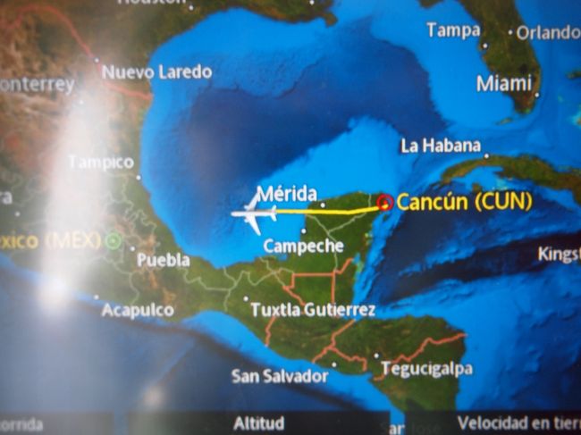 メキシコ メリダからカンクンにバス移動。久しぶりのミス 2020年1月30日