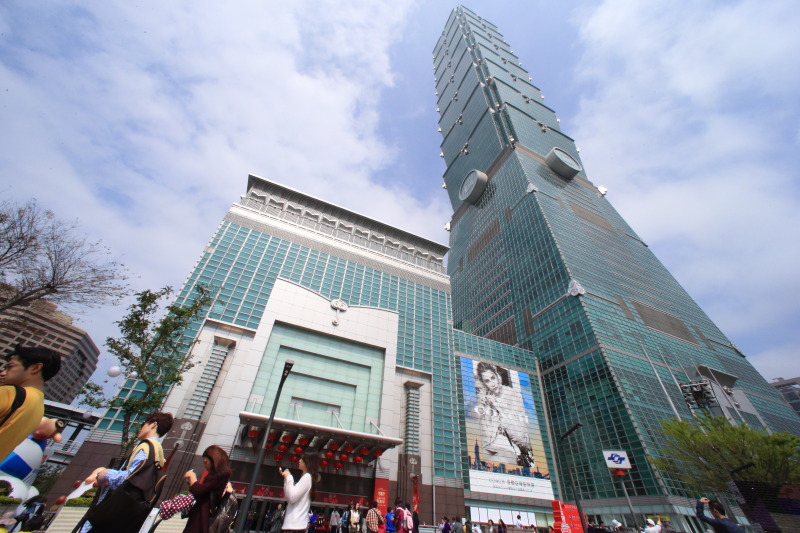台北101の展望台Taipei101 台湾あおいとりっぷ