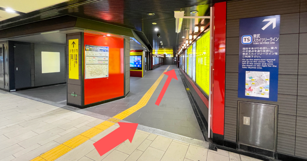 駅看板・駅広告 東京メトロ 浅草駅 銀座線№2駅看板.com