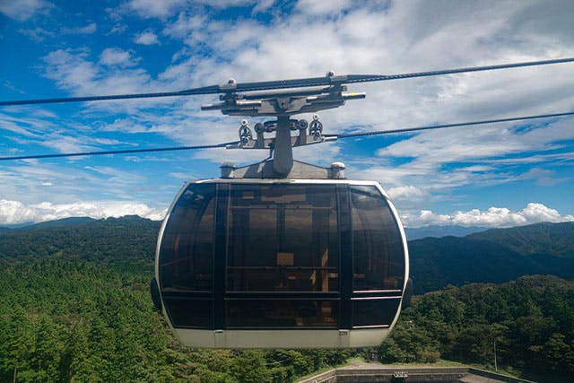 神奈川県箱根町の大涌谷と箱根ロープウェイ 写真素材6914846- フォトライブラリ