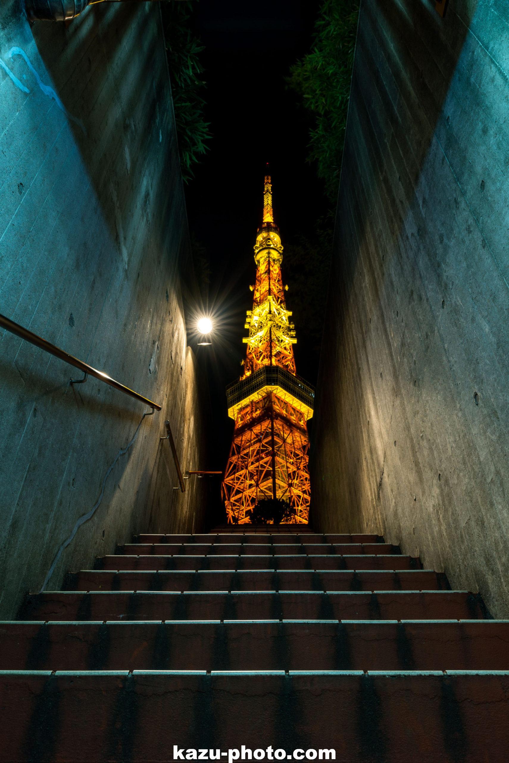 東京タワー「外階段」 – 東京タワーの観光ガイド360@旅行ナビ