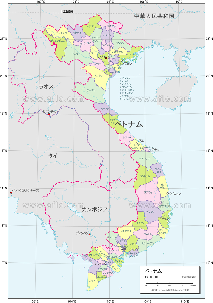 世界地図ポスター東南アジア – Hotdogger