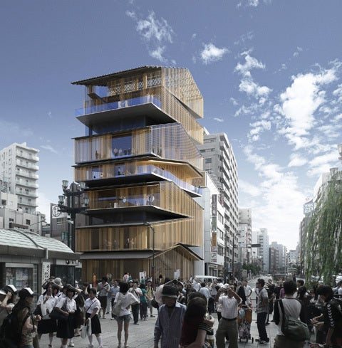 浅草文化観光センター Asakusa Cultural Tourism Center建築・インテリアに関する石材メディア