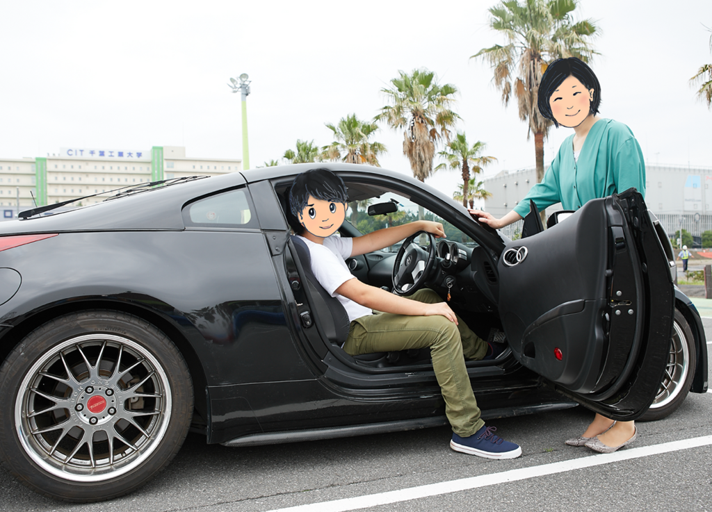 カップルと湖と車の写真素材FYI03916965ストックフォトの Qlean Market キュリンマーケット