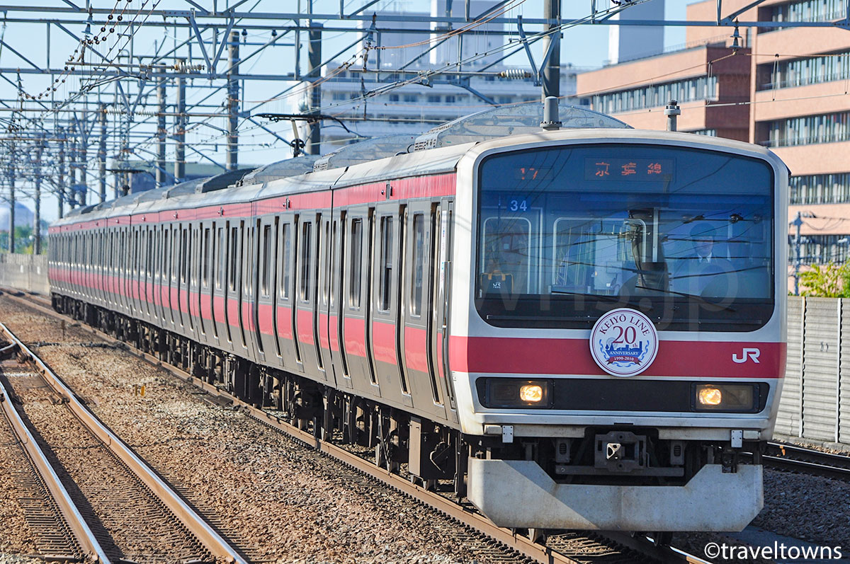 4K前面展望 JR京葉線 各駅停車 蘇我～東京 E233系5000番台