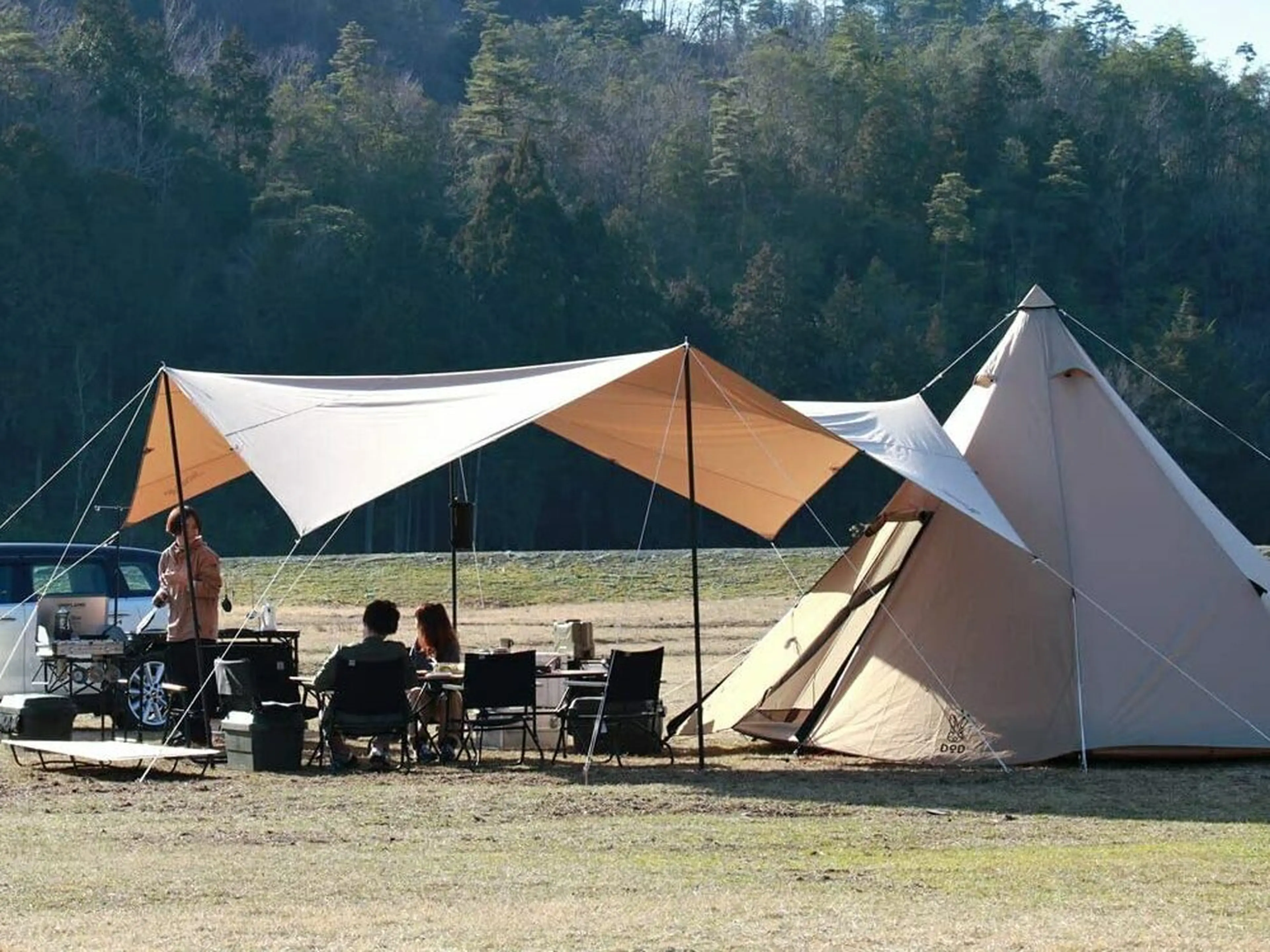 Amazon国産手作りタープアダプター ワンポールテント ティピーテント